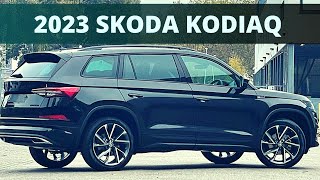 2023 Skoda Kodiaq SUV Facelift Exterior Changes Road Presence [upl. by Vez433]