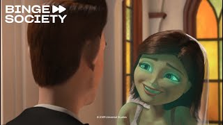 Monsters VS Aliens  Glowing Susans Wedding Scene  Cartoon for kids [upl. by Allesig34]