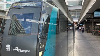 Sydney Metro train journeyTallawong to Chatswood [upl. by Kannry]