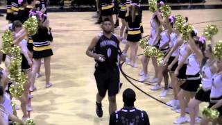 Peninsula High Basketball at PV High  Peninsula player introductions Feb 7 2014 [upl. by Hardman]