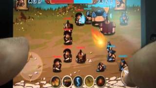 Spartans vs Vikings iPhone game play video [upl. by Neidhardt]