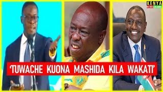 Listen what Angry Sakaja told Gachagua in front of Ruto today in Nairobi [upl. by Klockau762]