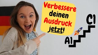 Mit diesen Verben verbesserst du deinen Ausdruck Deutsch lernen b2 c1 [upl. by Tabbie]