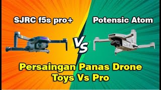 SJRC f5s pro vs Potensic Atom 4K Parah Habis Test Ketahanan Signal Interferensi [upl. by Selwyn]