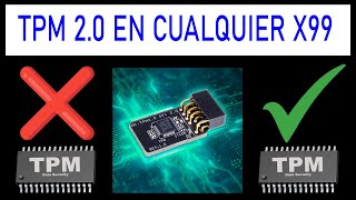 ✅Cómo Instalar un Chip TPM 20 en CUALQUIER X99 Guía Completa [upl. by Neel]