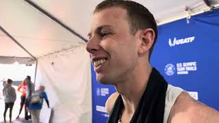 Galen Rupp after taking 16th at 2024 US Olympic Marathon Trials [upl. by Lewendal520]