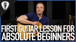 First Guitar Lesson For Beginners [upl. by Enyallij]