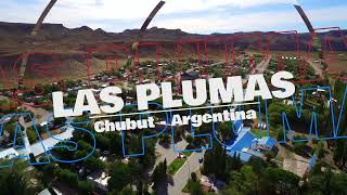 LOCALIDAD Las Plumas DESDE EL AIRE  Chubut [upl. by Buyers]