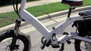 2010 UltraMotor A2B Metro Review  Electric and pedalpowered funster [upl. by Gentilis443]