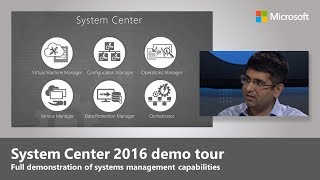 System Center 2016 demo tour [upl. by Nedyrb618]