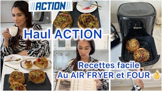 HAUL ACTION Recette AIR FRYER four action haul recette airfryer airfryerrecipes recetterapide [upl. by Matuag993]