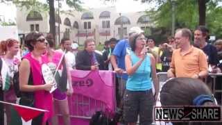 Code Pink at ProPalestine Protest [upl. by Vasiliu871]