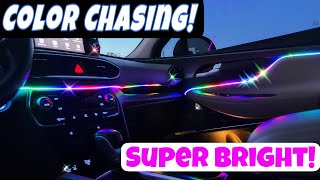 the BEST Ambient Lighting kit for your Cars interior Installing on my Slammed Mazda3 [upl. by Atteuqcaj43]