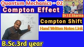 Compton Effect for BSc Derivation of the Compton Effect  Compton Effect [upl. by Sassan]