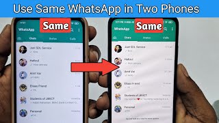 Use One WhatsApp Account in 2 Phones With Same Number👌🤫 [upl. by Tudela140]