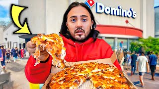 I Try the Viral Pizza Order From Dominoes [upl. by Korry]