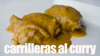 CARRILLERAS AL CURRY RECETA GRABADA CON UNA GOPRO [upl. by Bael]