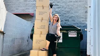 DUMPSTER DIVING REALLY SEVEN FULL BOXES [upl. by Ilene237]