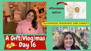 Giftvlogmas Day 16 Glasshouse  Luxury candle giftsforher giftideas [upl. by Afihtan]