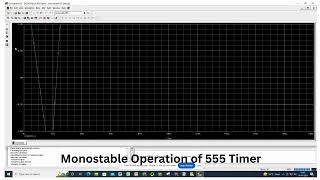 Monostable Operation of 555 Timer [upl. by Nuaj]