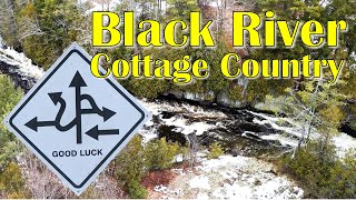 Black River Cottage CountryBeautiful Raging Rapids [upl. by Ailat]