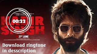 Bekhayali – Kabir Singh ringtone download MP3 links includes [upl. by Aehsal674]