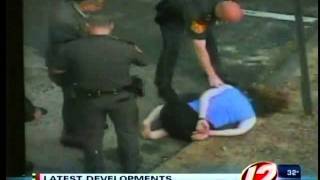 Lincoln cop caught on tape assaulting woman at Twin River [upl. by Tterej200]