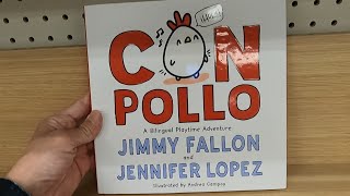 CON POLLO A BILINGUAL PLAYTIME ADVENTURE JIMMY FALLON JENNIFER LOPEZ BOOK CLOSER LOOK BOOKS REVIEWS [upl. by Alanna614]