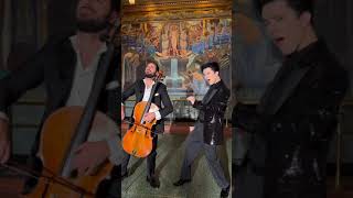 Dimash singing Ave Maria with Hauser the famous cellist [upl. by Annia]