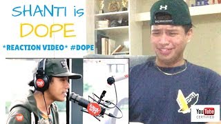 SHANTI DOPE performs quotShantiDopequot REACTION [upl. by Atram824]