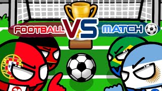 Countryballs school🎒🏫part 6 Football Match ⚽️ 🏆 [upl. by Lilia]