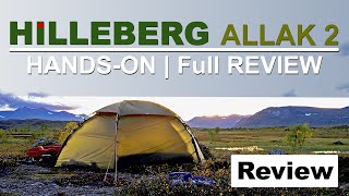 HILLEBERG ALLAK Review  Four season tent 2 person free standing tent [upl. by Comfort17]