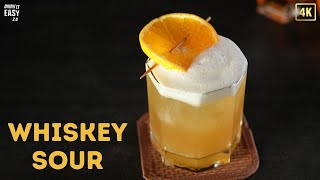 Whiskey Sour  Drink It Easy 20  HappyNewYear  Cocktails at Home  Sanjeev Kapoor Khazana [upl. by Boote]