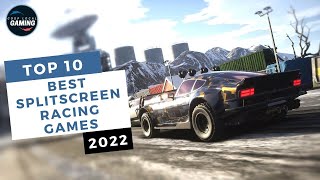 TOP 10 Best Splitscreen Racing Games in 2022  PC Local Multiplayer 2 [upl. by Skillern]