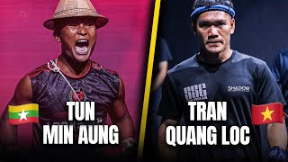 Fiery Muay Thai Battle 💥 Tun Min Aung vs Tran Quang Loc  Full Fight [upl. by Ric27]