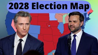 An EXTREMELY Early Look at the 2028 Election Map [upl. by Dalis]