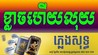 ខ្លាចហេីយលុយ ភ្លេងសុទ្ធKlach Hery Luy Khmer HD Karaoke Version Pleng Sot By Sao Sinoeurn [upl. by Sholem]