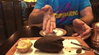 Sip amp Snack Warm Chocolate Almond Bread at Toothsome Chocolate Emporium41318 [upl. by Orren]