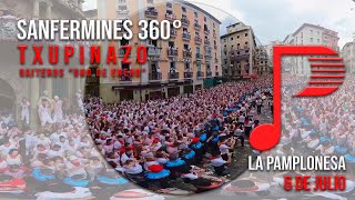 San Fermín 360º Gaiteros quotUNO DE ENEROquot  La Pamplonesa [upl. by Norrabal]