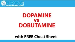 Dopamine vs Dobutamine  MOA Pharmacology Vasopressor Inotrope [upl. by Natsirt]