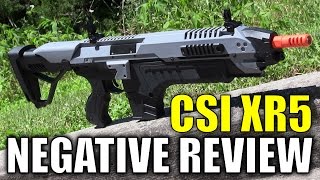 Airsoft Review of The CSI STAR XR5  A Negative Airsoft Review [upl. by Halie]