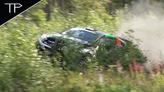 WRC Secto Rally Finland 2024  Vetomies competition amp crash  SS13 Ouninpohja [upl. by Elaen]