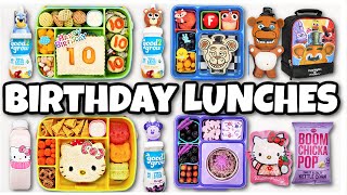 School Lunch TAKEOVER 🎂 Lilys Birthday Lunches  Bunches of Lunches [upl. by Littell]