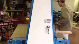 Timesaver Wide Belt Dry Sande  Speed Sander Video [upl. by Liahkim293]