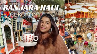 Banjara market haul  Banjara market gurgaon  Home decor items under 500 [upl. by Mannie587]