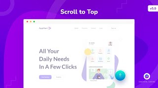 How To Add Scroll To Top Button On WordPress Website [upl. by Ares]