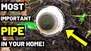 This Pipe Can SAVE YOUR HOUSE FROM SEWAGE FLOODS Sewer Clean Out Pipe Explanation [upl. by Hera]