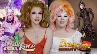 IMHO  Drag Race Germany Episode 9 AND Drag Race Brasil Episode 10 Review [upl. by Alludba28]