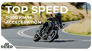 2020 MT03 TOP SPEED AND ACCELERATION [upl. by Silden]