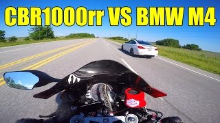 CBR1000rr VS Modded M4 [upl. by Inami]